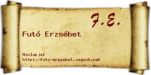 Futó Erzsébet névjegykártya
